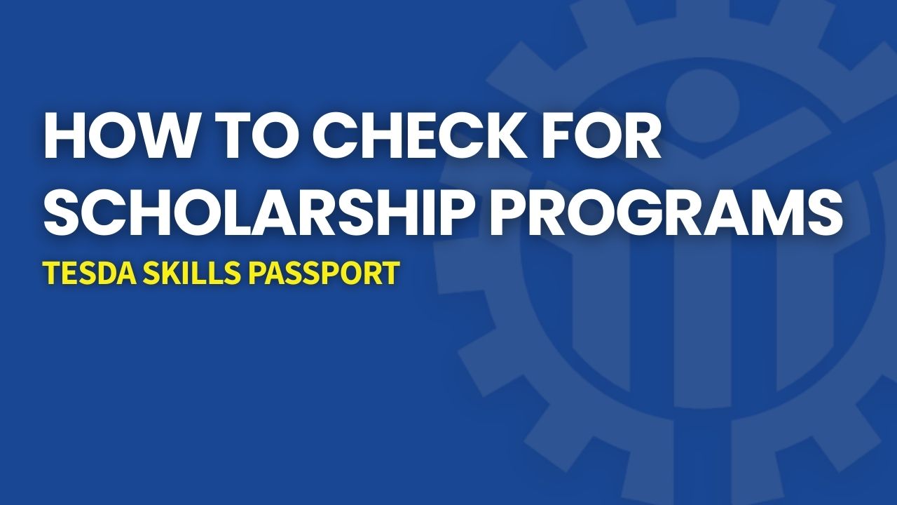 how-to-check-scholarship-tesda-skills-passport-app
