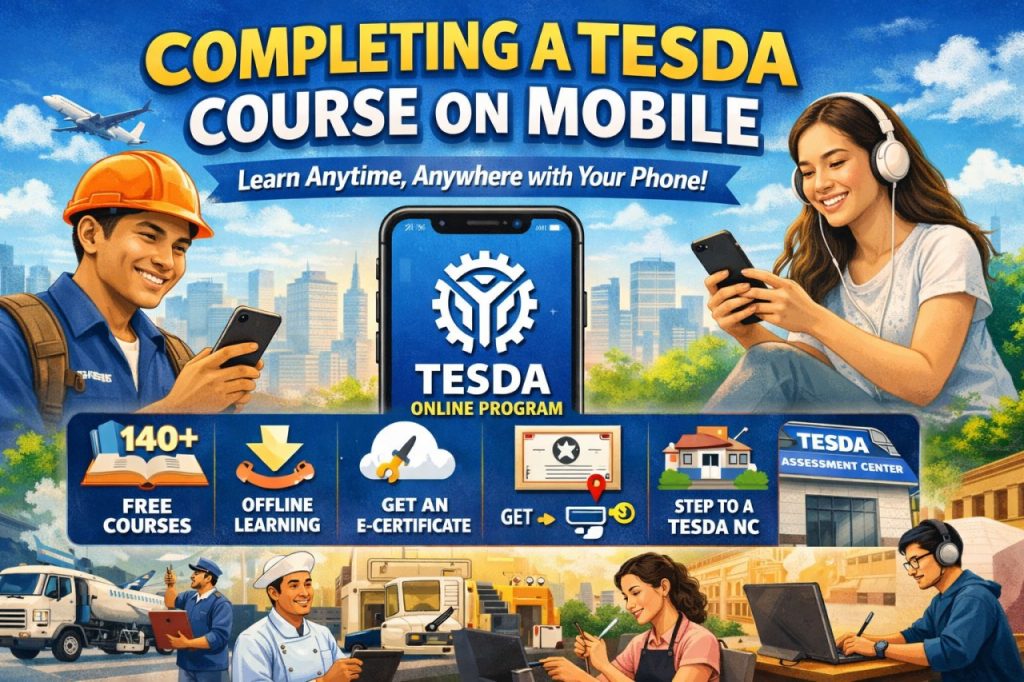 completing-tesda-course-on-mobile